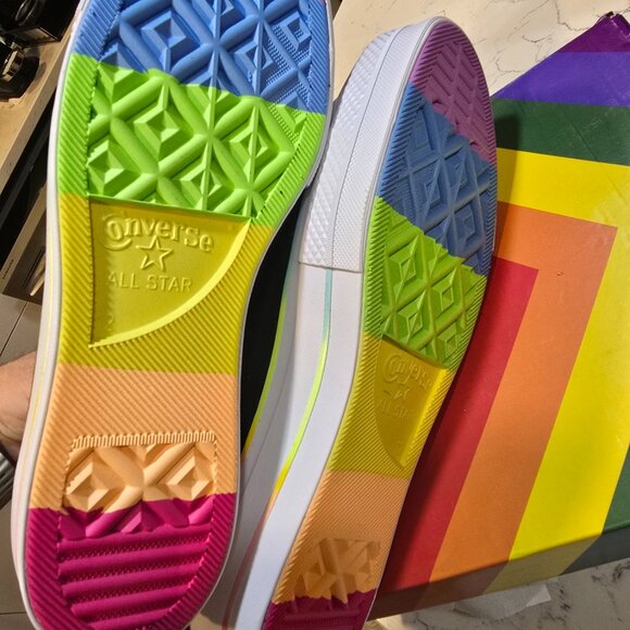 Converse Chuck Taylor All Star Lift Platform High Pride A10218C sz 12 LGBTQIA2S+ - Picture 9 of 16